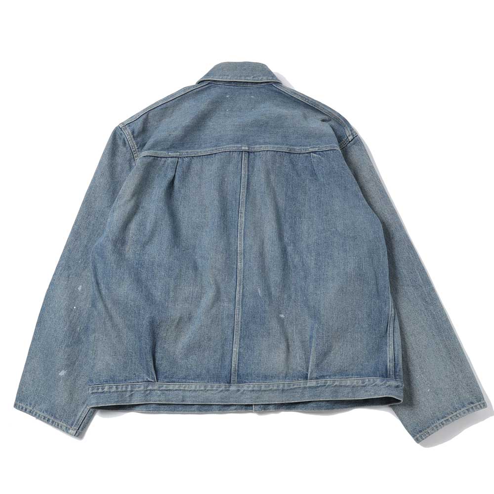 YOKO SAKAMOTO デニムジャケット YOKO SAKAMOTO DENIM JACKET FADE INDIGO | 洋服と工芸 omitsu