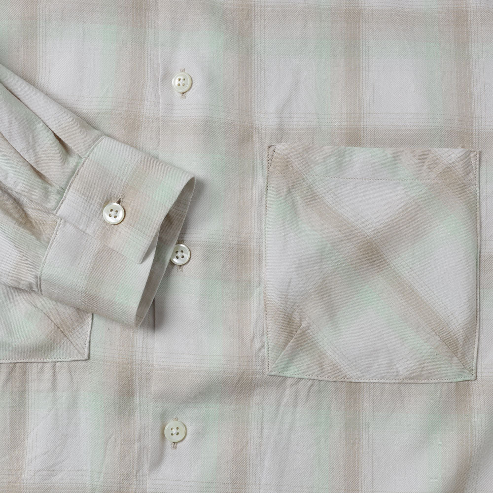 OPEN COLLAR L/S SHIRTS (26SSH05) | URU / シャツ (MEN) | URU正規