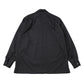 ITALIAN COLLAR SHIRT ORGANIC WOOL GABARDINE