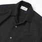 ITALIAN COLLAR SHIRT ORGANIC WOOL GABARDINE