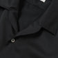 ITALIAN COLLAR SHIRT ORGANIC WOOL GABARDINE