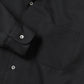 ITALIAN COLLAR SHIRT ORGANIC WOOL GABARDINE