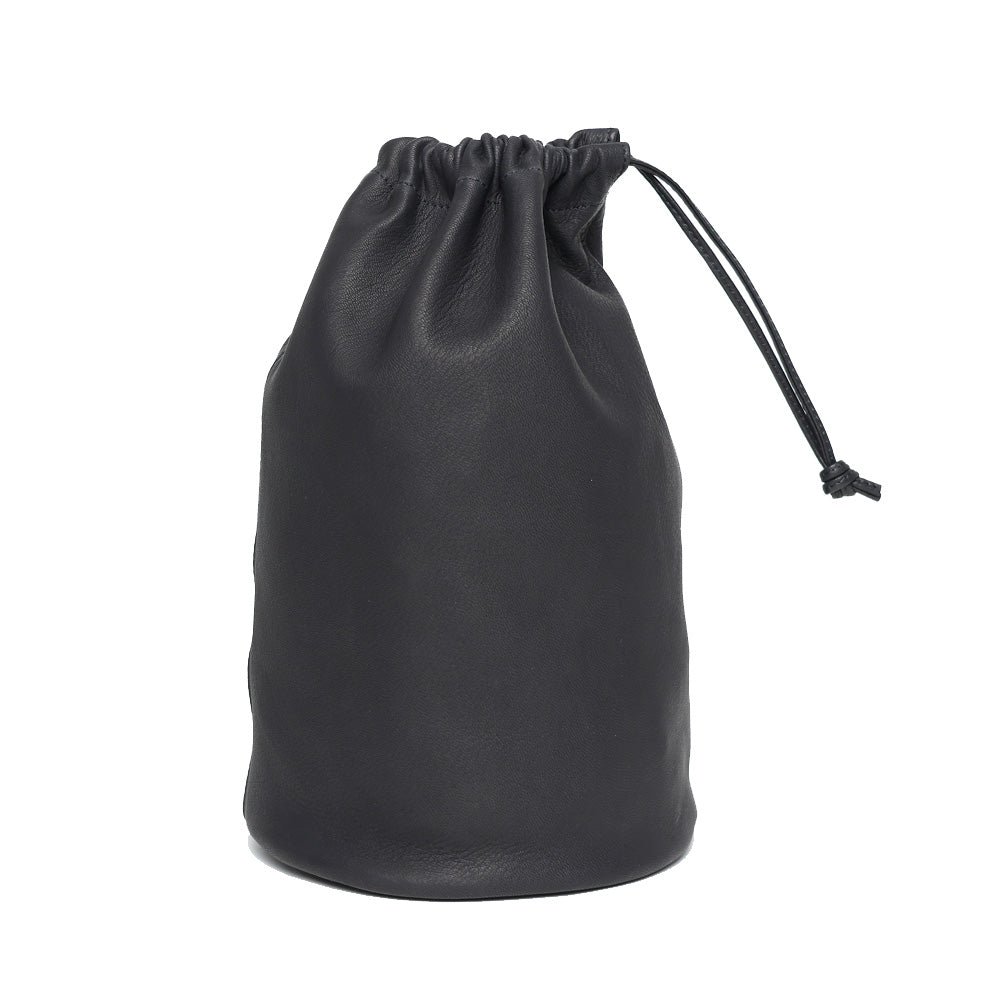 DA129 / Double Faced CYLINDER DRAWSTRING POUCH