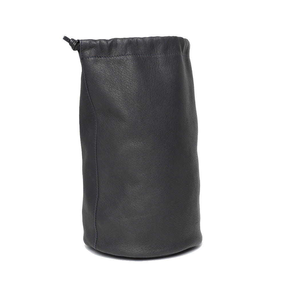 DA129 / Double Faced CYLINDER DRAWSTRING POUCH