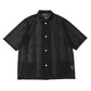 S/S Widespread Collar Shirt - Raschel Lace