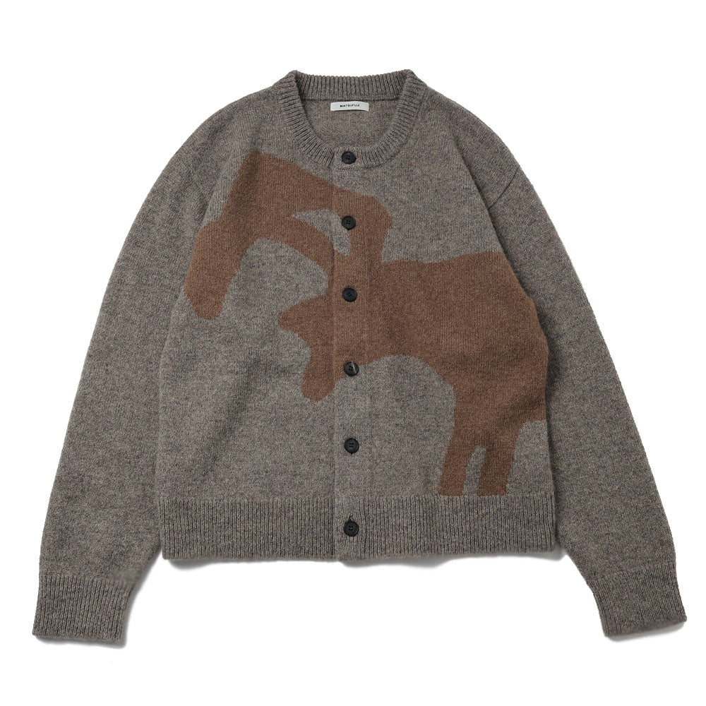 Wool Cardigan Caribou Knit