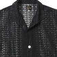 S/S Widespread Collar Shirt - Raschel Lace