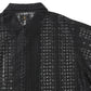 S/S Widespread Collar Shirt - Raschel Lace