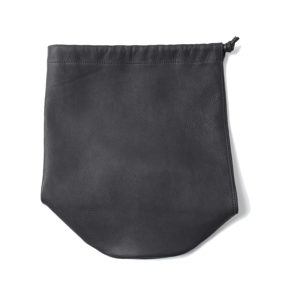 DA129 / Double Faced CYLINDER DRAWSTRING POUCH