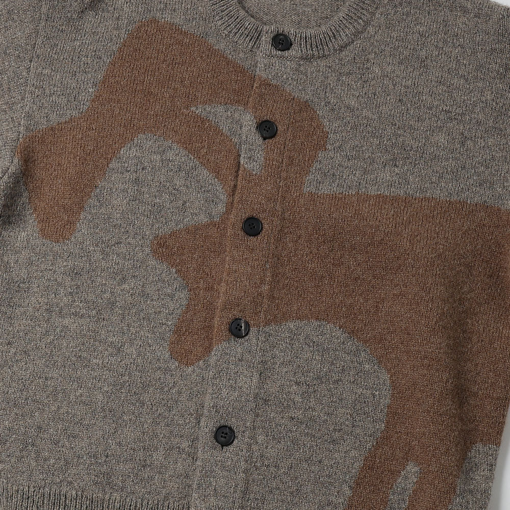Wool Cardigan Caribou Knit