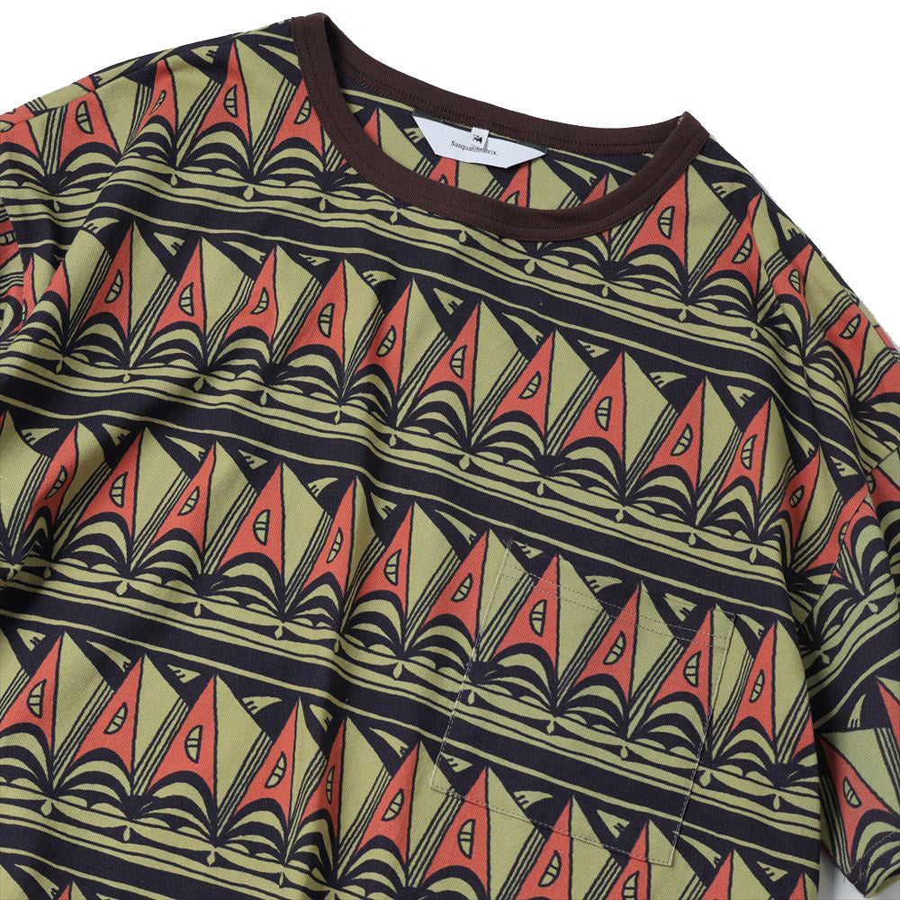 H/S POCKET T-SHIRT PRIMITIVE BORDER