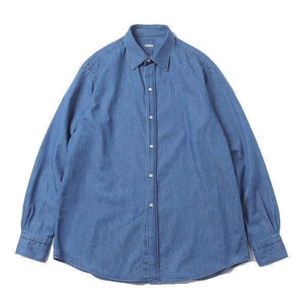 Washed denim shirt