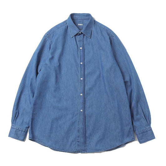 Washed denim shirt