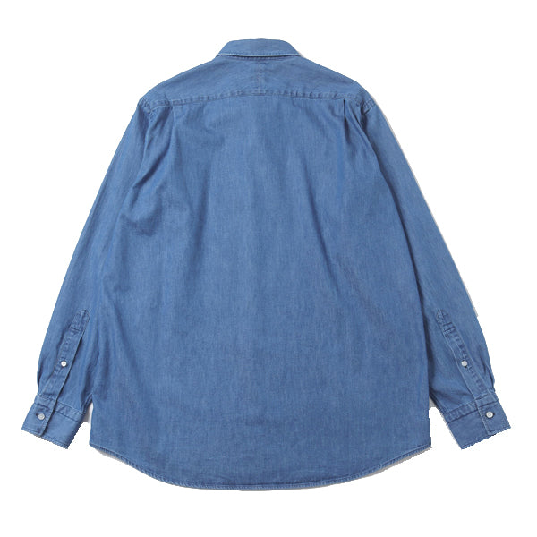 Washed denim shirt