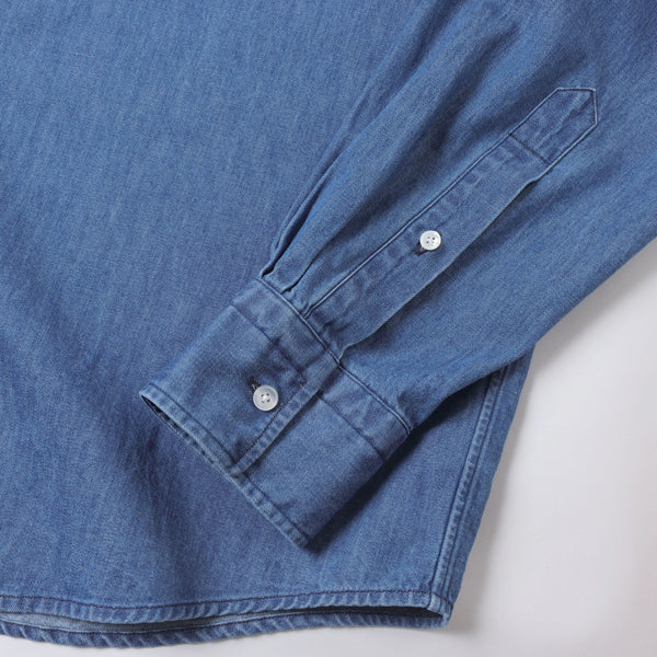 Washed denim shirt