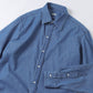 Washed denim shirt