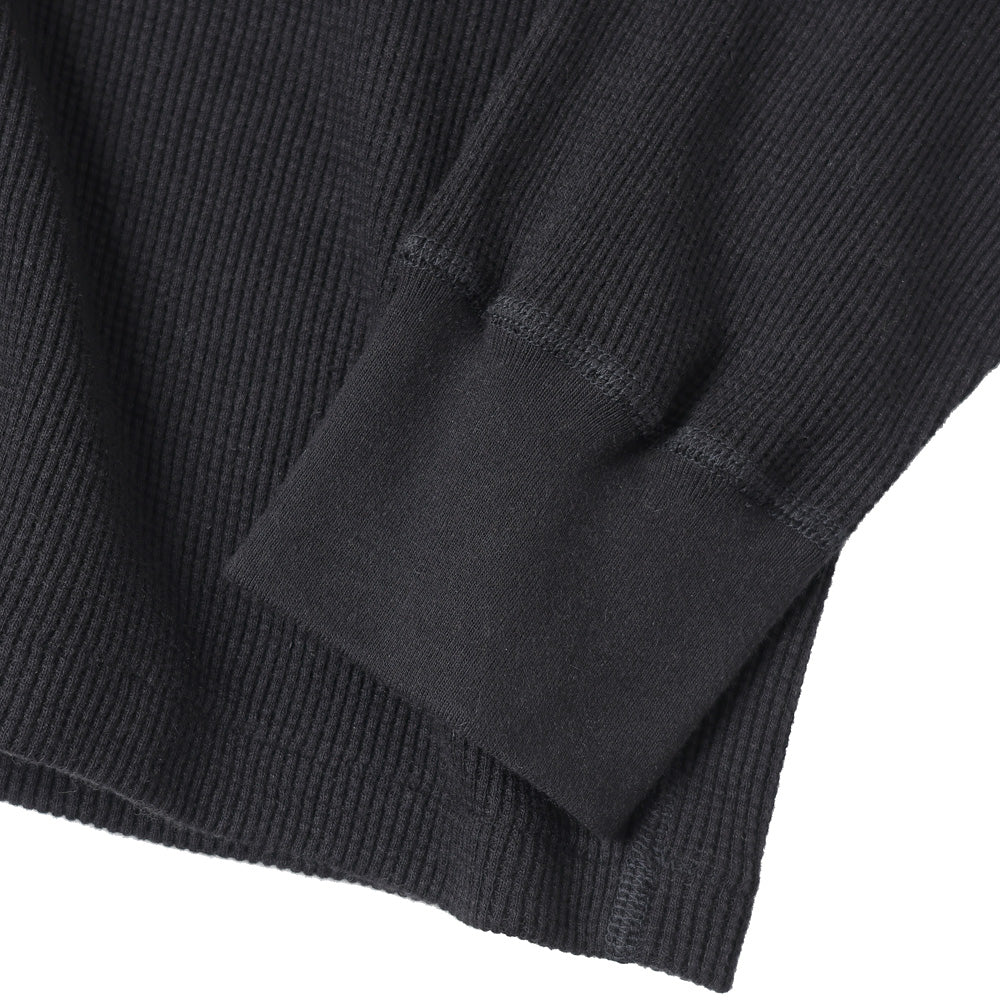 COMOLI) コットンカシミヤ ワッフル長袖クルー (C03-05018) | COMOLI