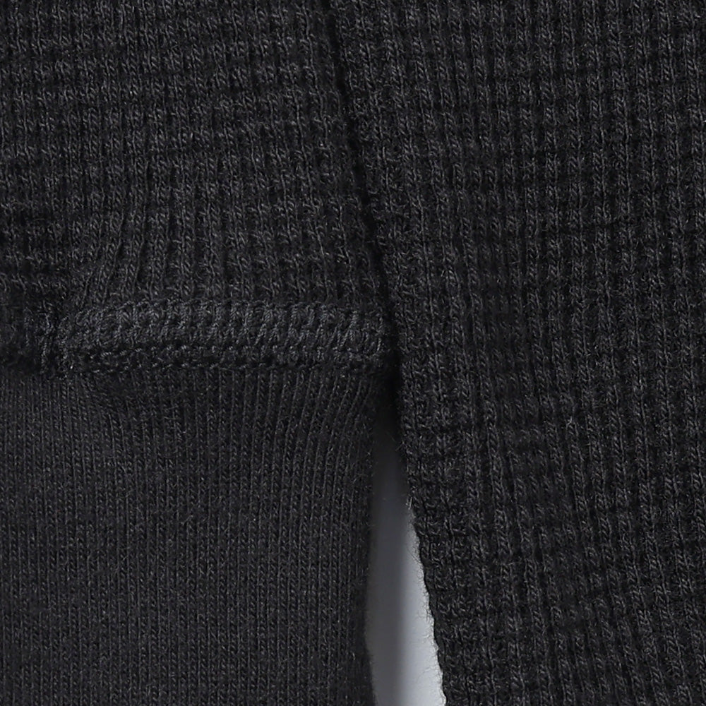 COMOLI) コットンカシミヤ ワッフル長袖クルー (C03-05018) | COMOLI