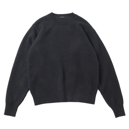 ラムズウール クルーネックニット