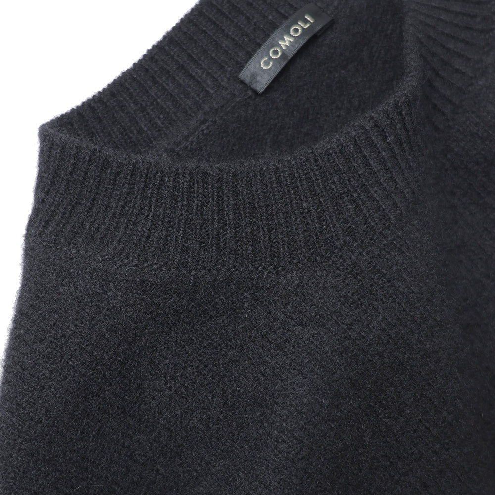 ラムズウール クルーネックニット