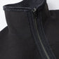 REVERSIBLE STAND NECK BLOUSON - Double Face Fab. Wool &amp; Crush Velour -