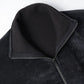 REVERSIBLE STAND NECK BLOUSON - Double Face Fab. Wool &amp; Crush Velour -