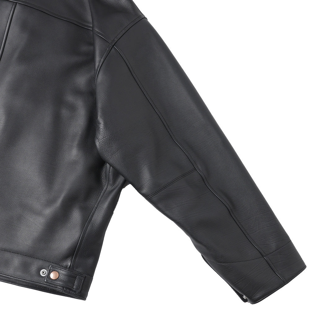 カーフスキン ジップショートジャケット