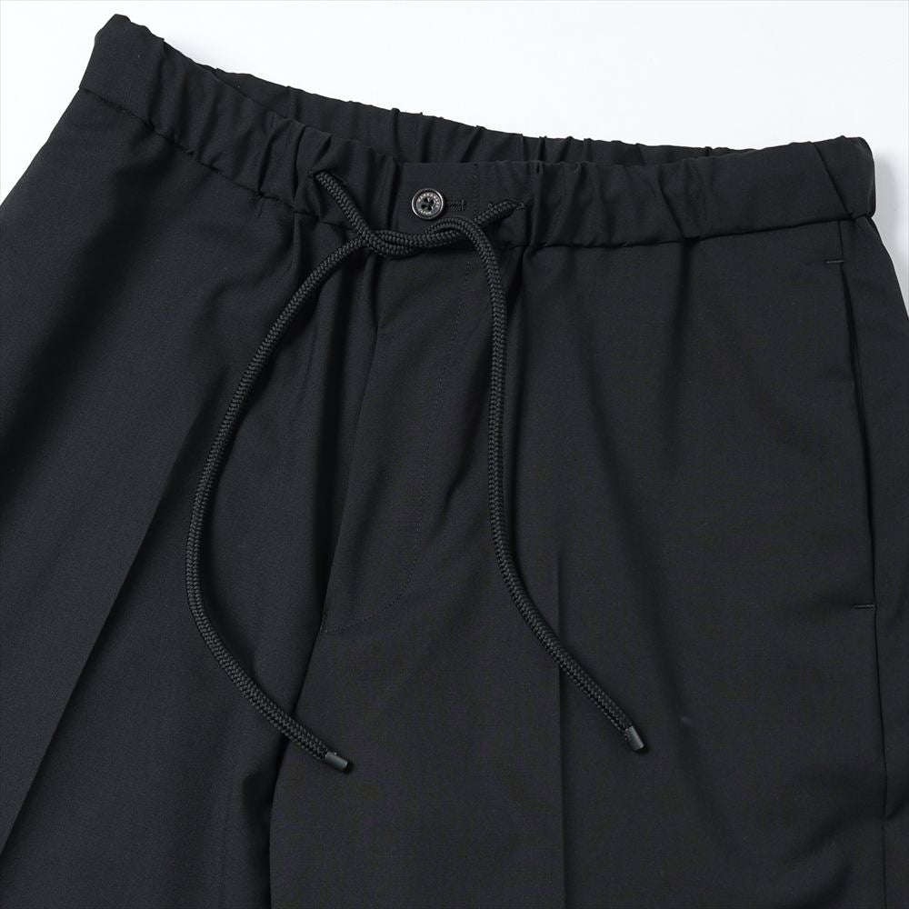FLAT TAPERED EASY SHORTS ORGANIC WOOL 2/80 TROPICAL