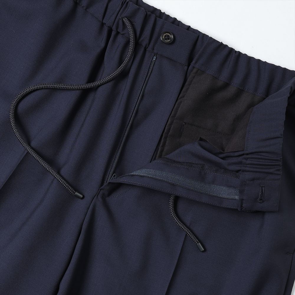 FLAT TAPERED EASY SHORTS ORGANIC WOOL 2/80 TROPICAL