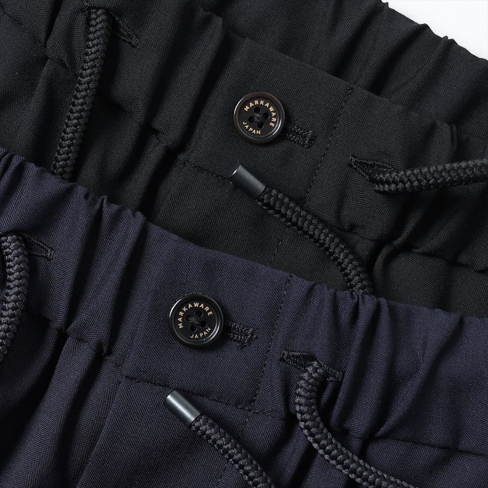 FLAT TAPERED EASY SHORTS ORGANIC WOOL 2/80 TROPICAL