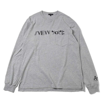 Printed Cross Crew Neck L/S T-shirt - NY