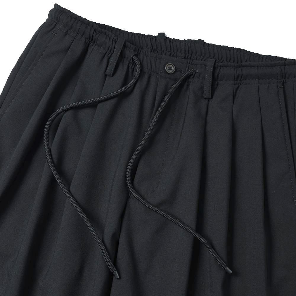 TRIPLE PLEATED EASY TROUSERS ORGANIC WOOL 2/80 TROPICAL
