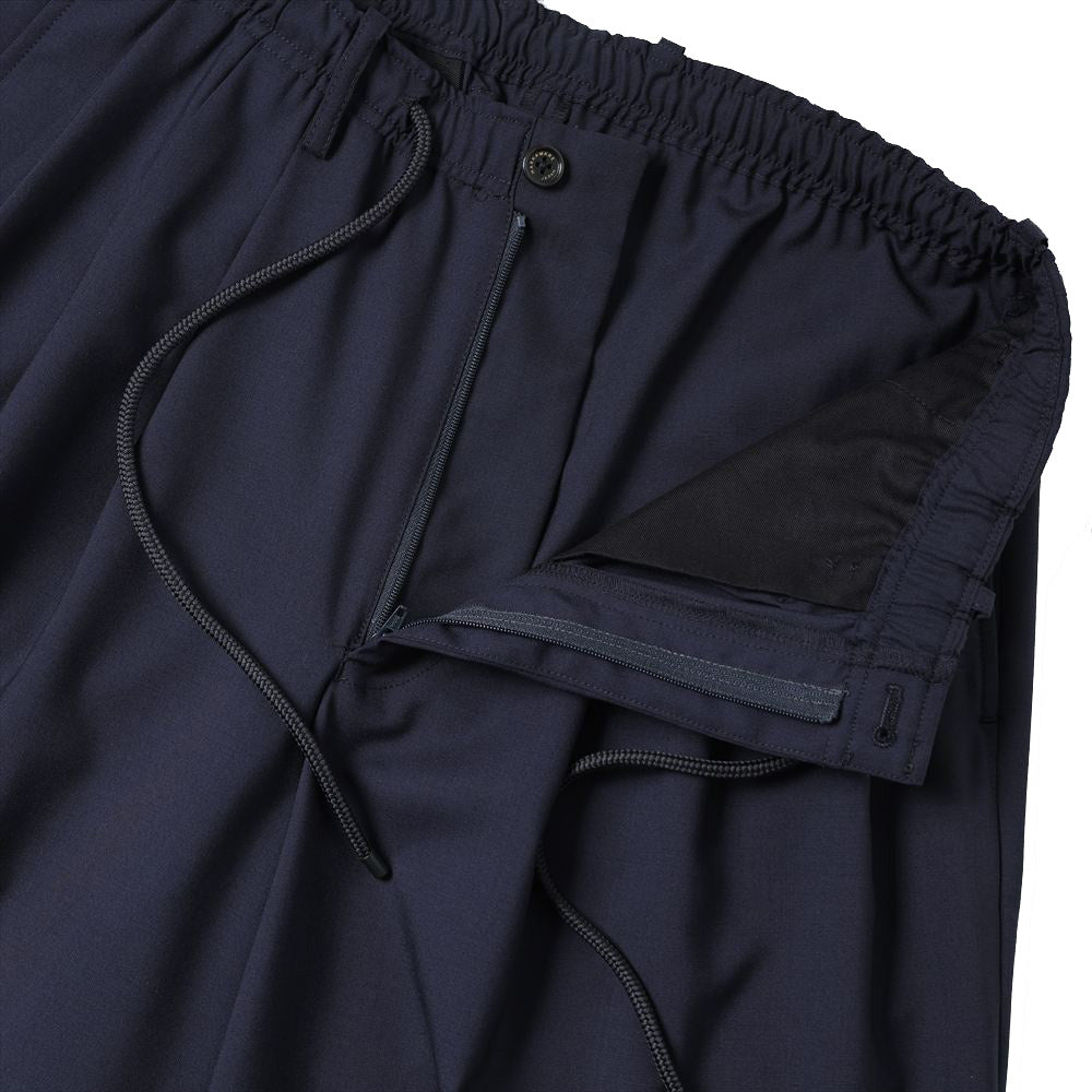 TRIPLE PLEATED EASY TROUSERS ORGANIC WOOL 2/80 TROPICAL