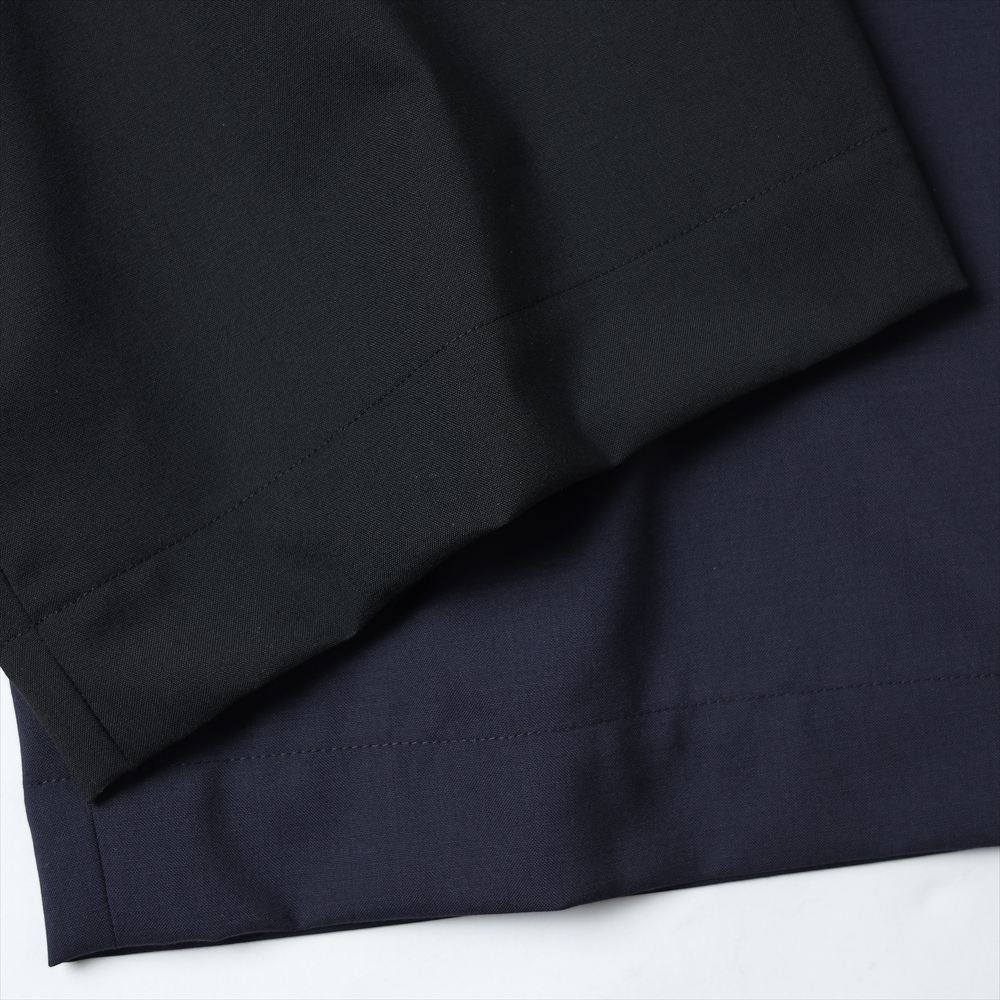 TRIPLE PLEATED EASY TROUSERS ORGANIC WOOL 2/80 TROPICAL