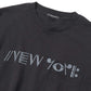 Printed Cross Crew Neck L/S T-shirt - NY