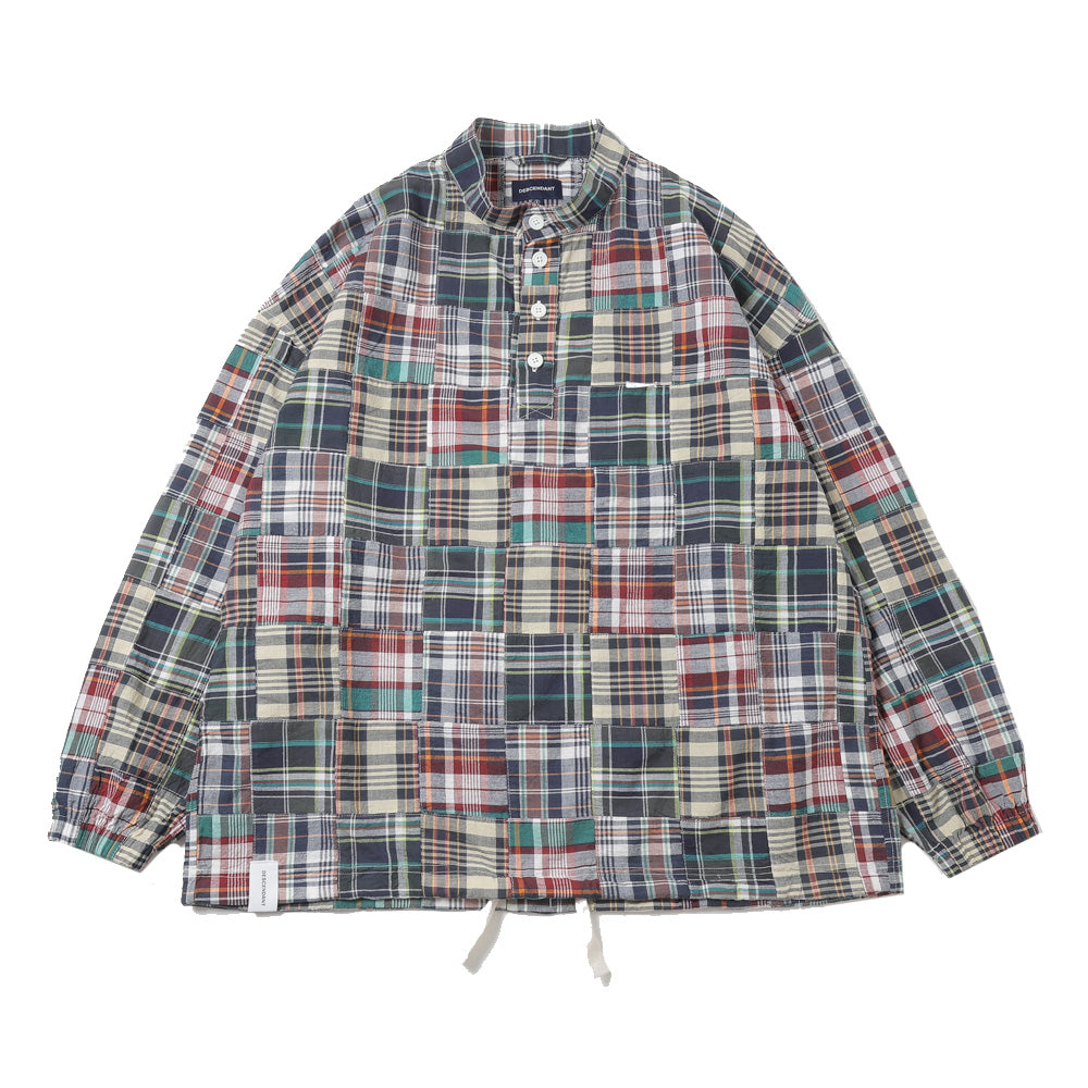 DESCENDANT (ディセンダント) TETTY PULLOVER PATCHWORK LS SHIRT