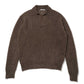 BABY SURI ALPACA SHEER KNIT SKIPPER POLO
