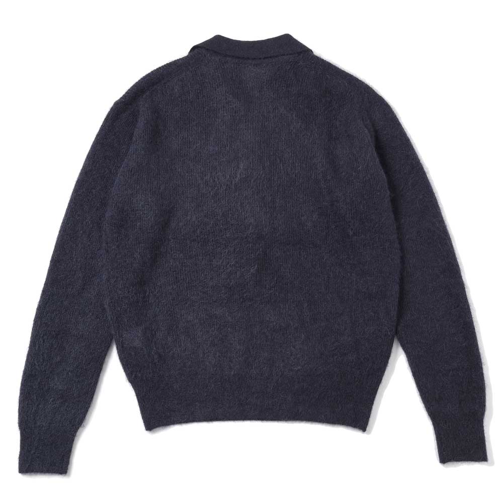 BABY SURI ALPACA SHEER KNIT SKIPPER POLO