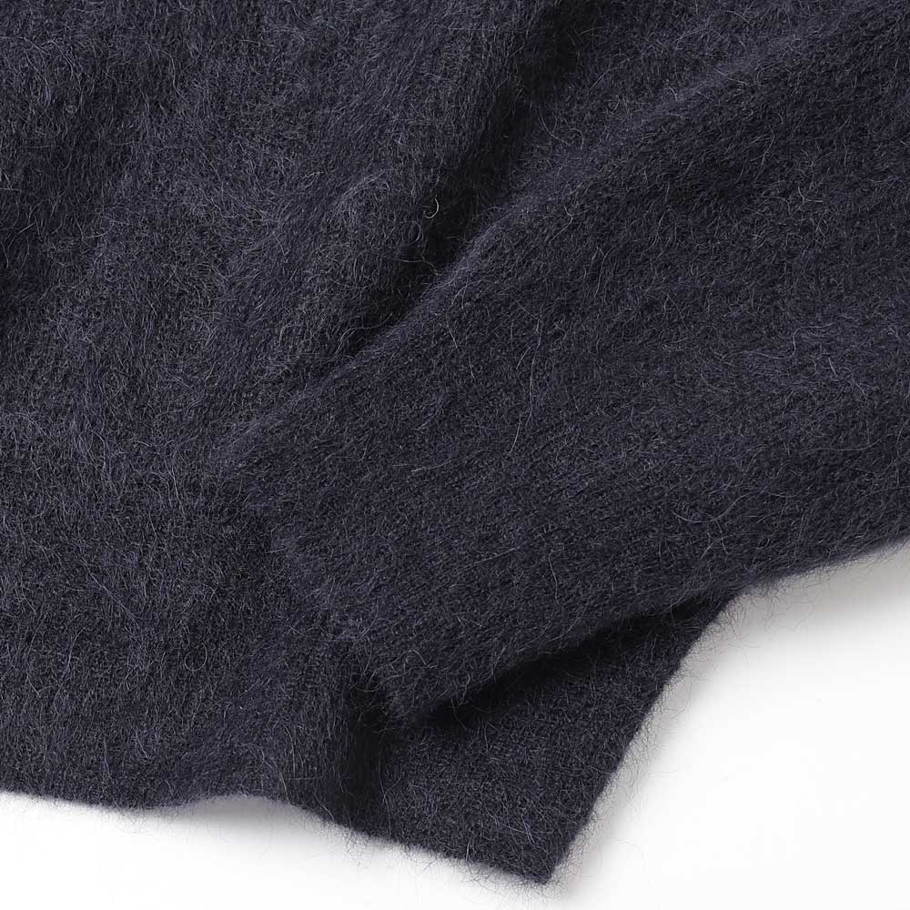 BABY SURI ALPACA SHEER KNIT SKIPPER POLO