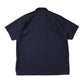 ITALIAN OPEN COLLAR S/S SHIRT ORGANIC WOOL 2/80 TROPICAL