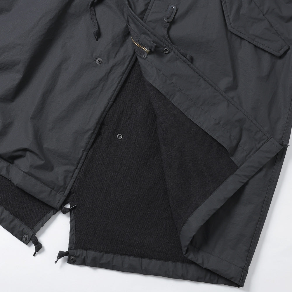 COMOLI) Cotton Nylon Military Hooded Coat (C03-04010) | COMOLI