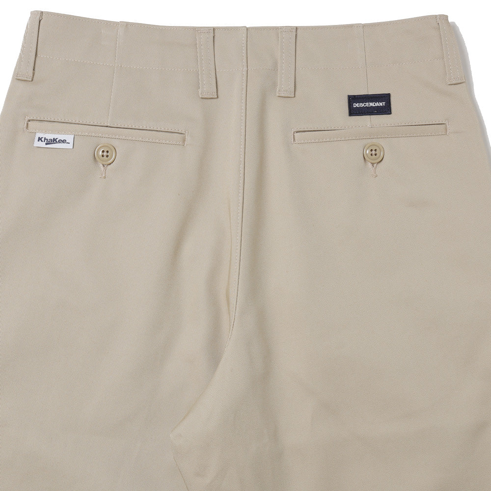 DESCENDANT (ディセンダント) DC-6 ORGANIC COTTON TWILL TROUSERS