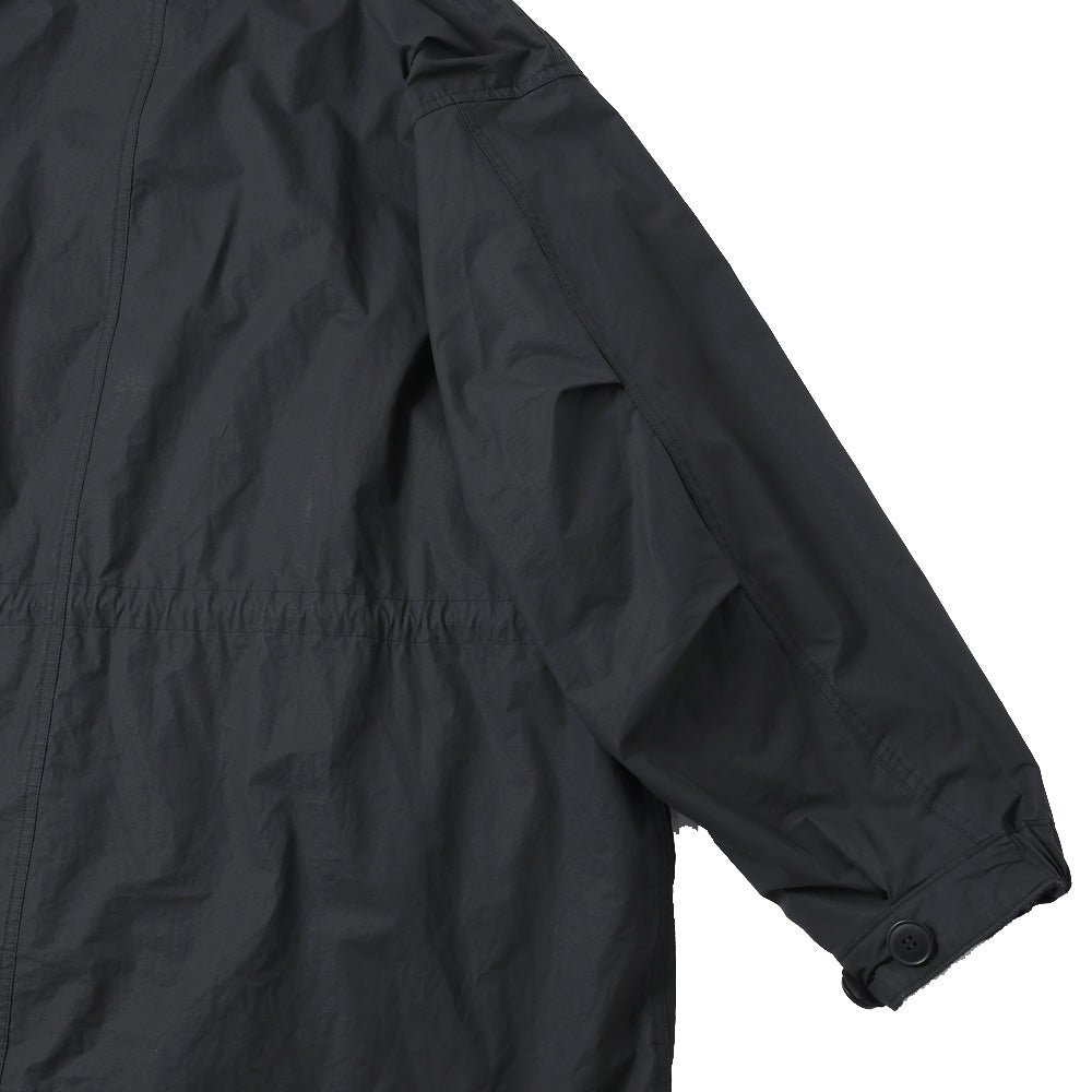 COMOLI) コットンナイロン ミリタリー フーデッドコート (C03-04010