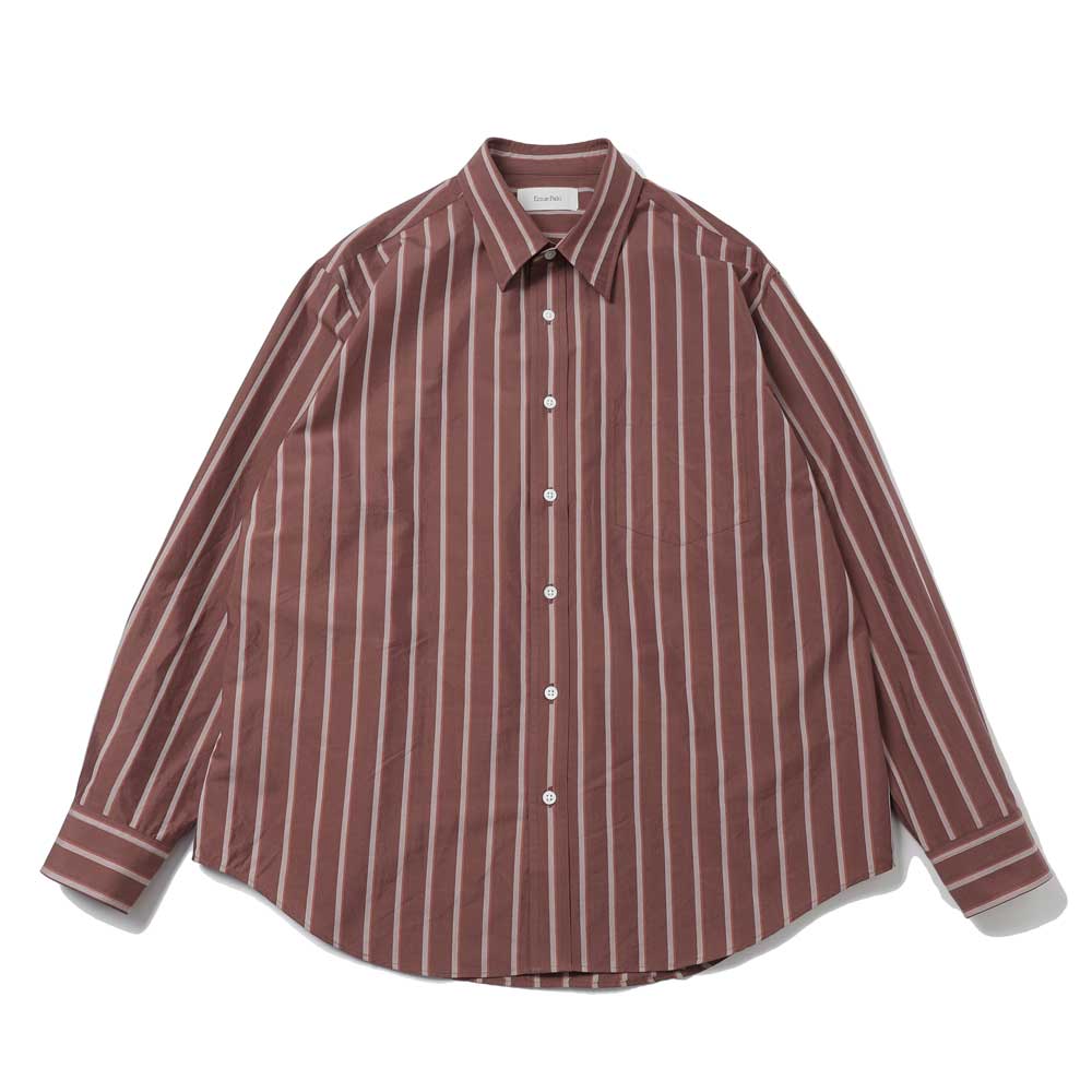 Silk Cotton Stripe Shirt