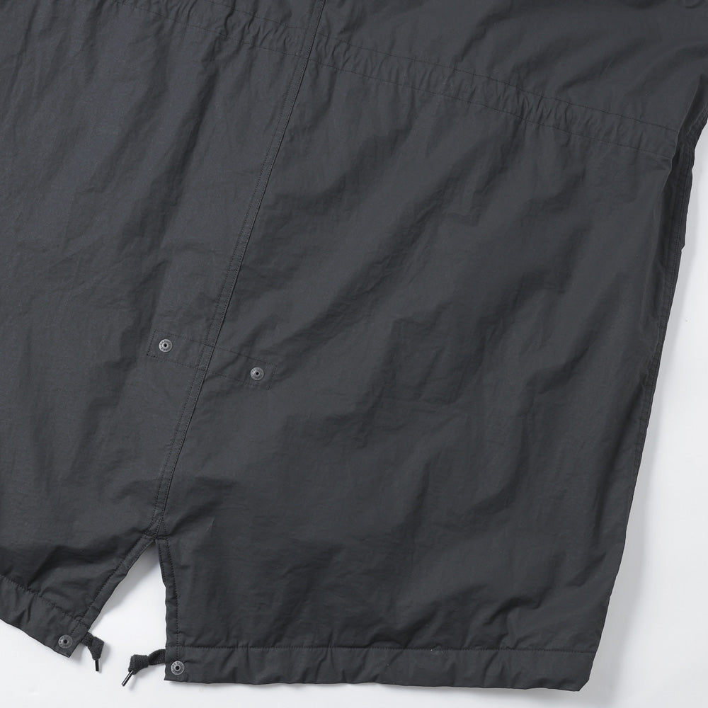 コットンナイロン ミリタリー フーデッドコート