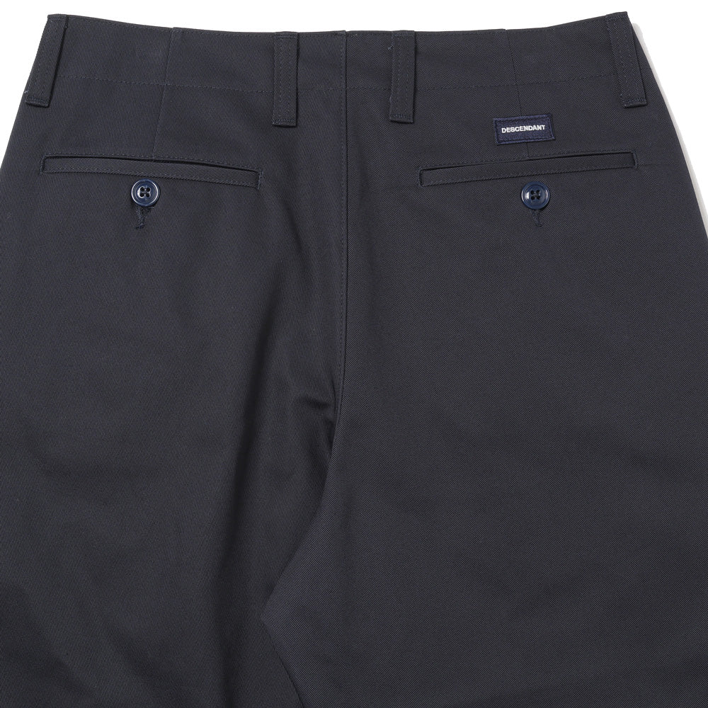 DESCENDANT (ディセンダント) DC-6 ORGANIC COTTON TWILL TROUSERS