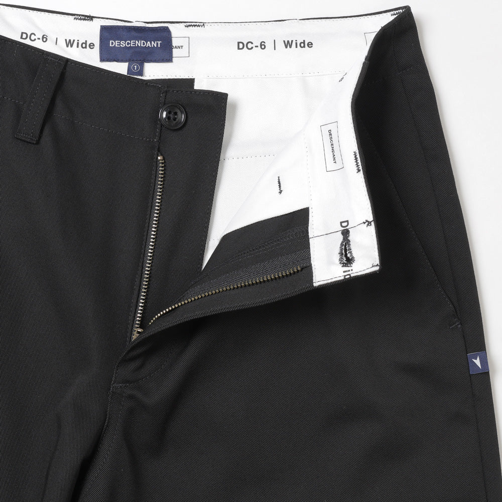 DESCENDANT (ディセンダント) DC-6 ORGANIC COTTON TWILL TROUSERS
