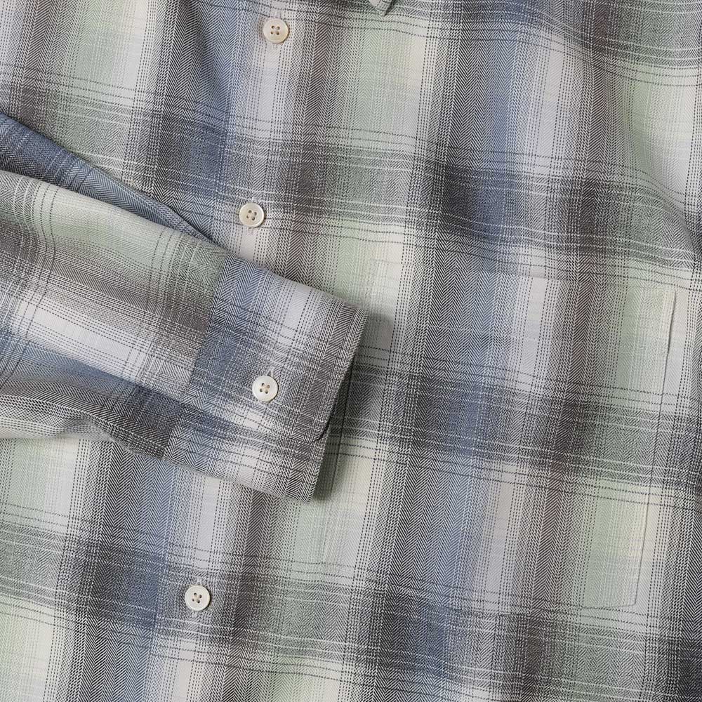 SUPER LIGHT WOOL CHECK SHIRT