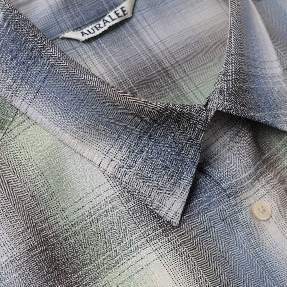 SUPER LIGHT WOOL CHECK SHIRT