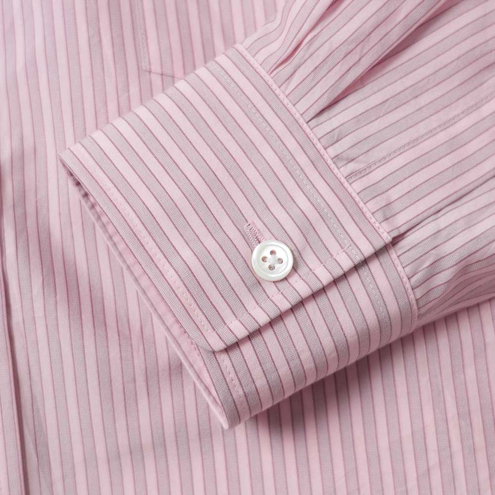 Silk Cotton Stripe Shirt
